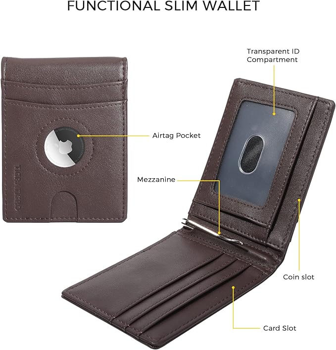 Слим портфейл/картхолдър със защита  RFID
