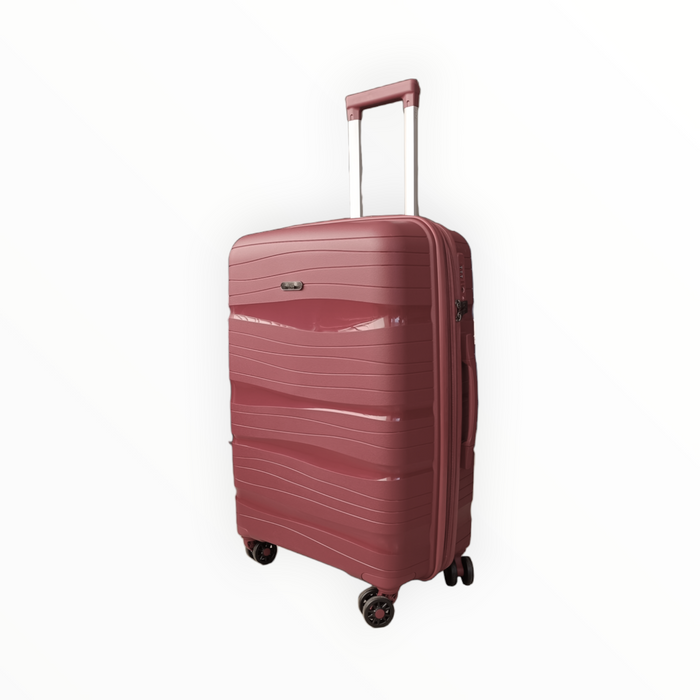 Куфар от полипропилен/PP/ в цвят бордо
