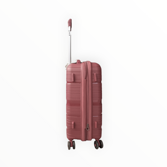 Куфар от полипропилен/PP/ в цвят бордо