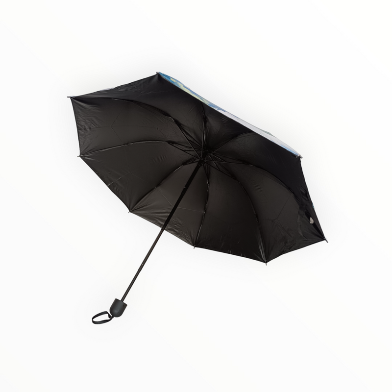 Луксозен дамски тройно сгъваем чадър