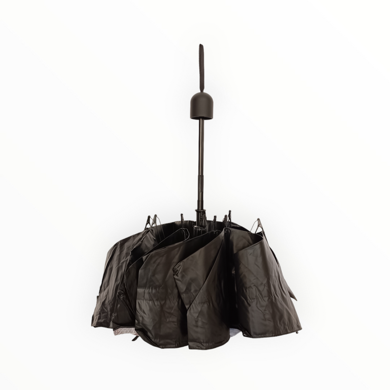 Луксозен дамски тройно сгъваем чадър