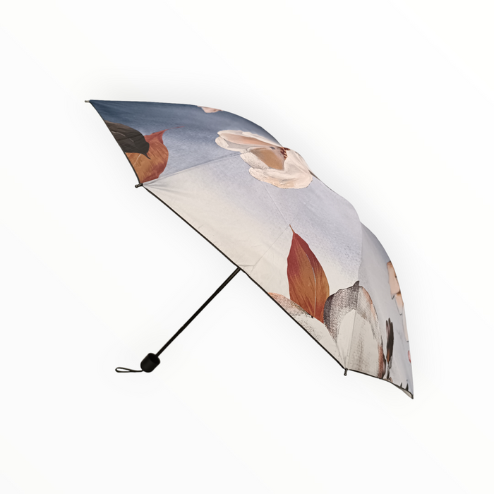 Луксозен дамски тройносгъваем чадър