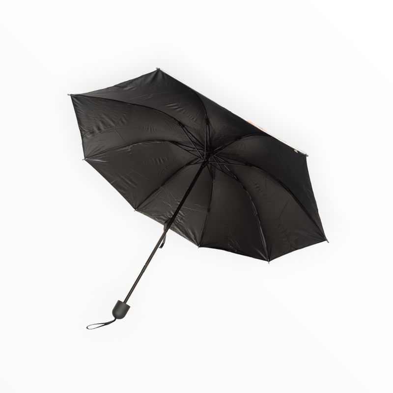 Луксозен дамски тройно сгъваем чадър