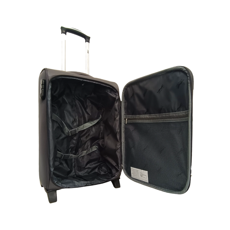 Текстилен куфар с две колела