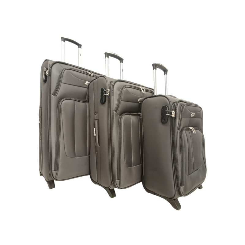 Текстилен куфар с две колела