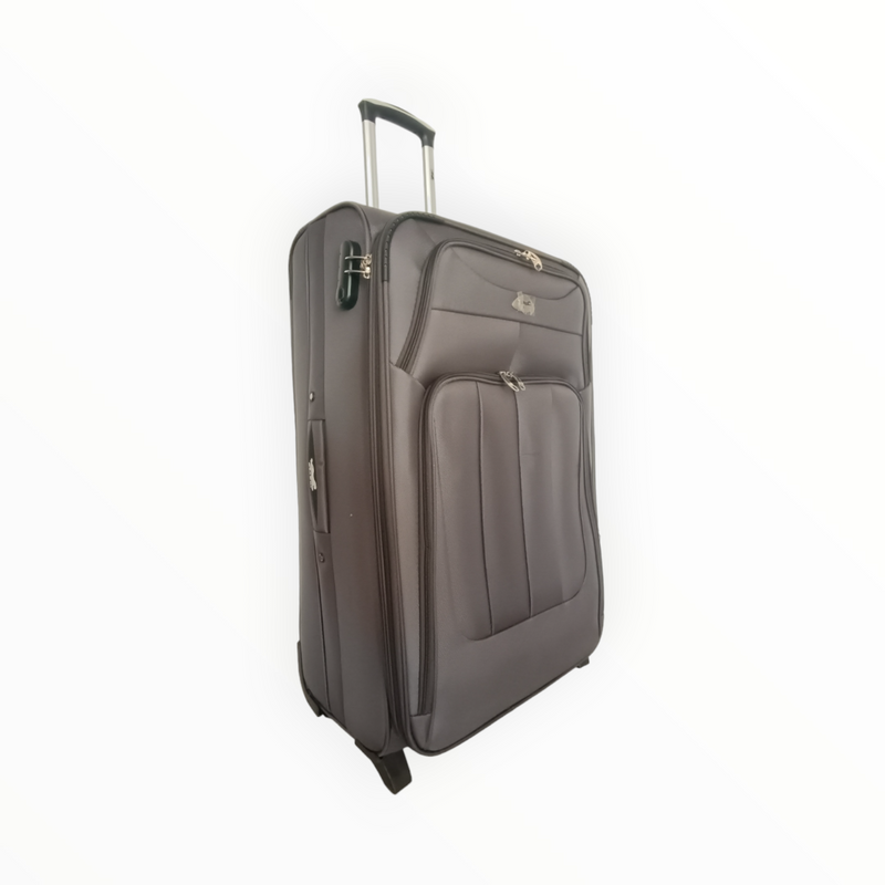 Текстилен куфар с две колела