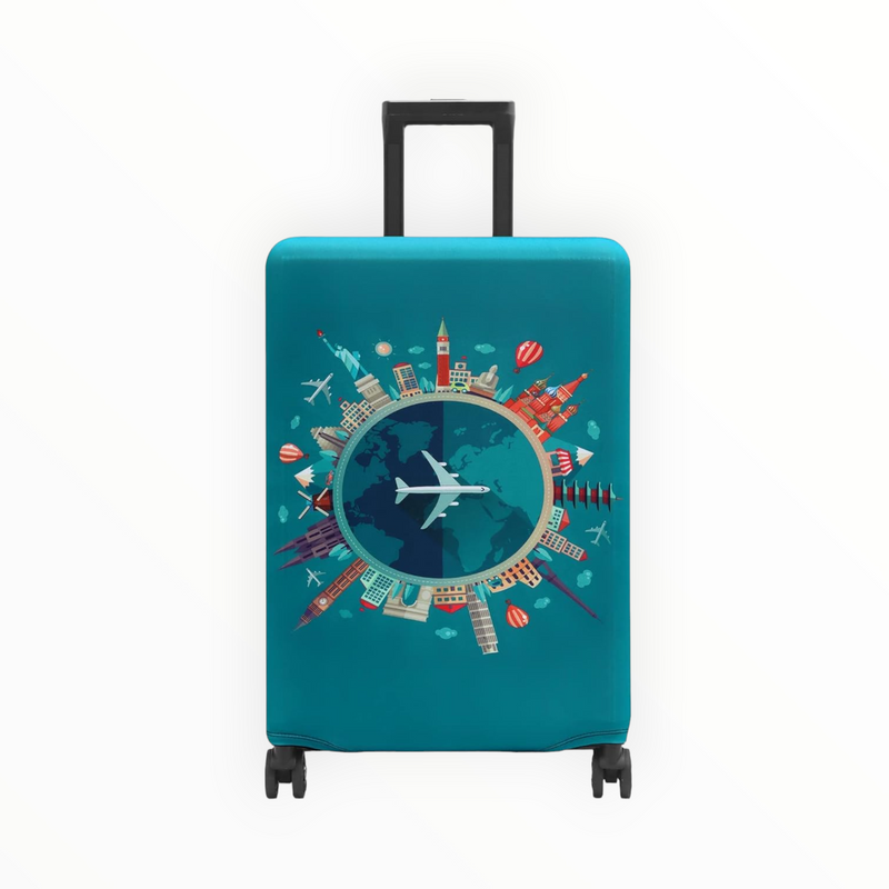 Протектор за куфар с принт