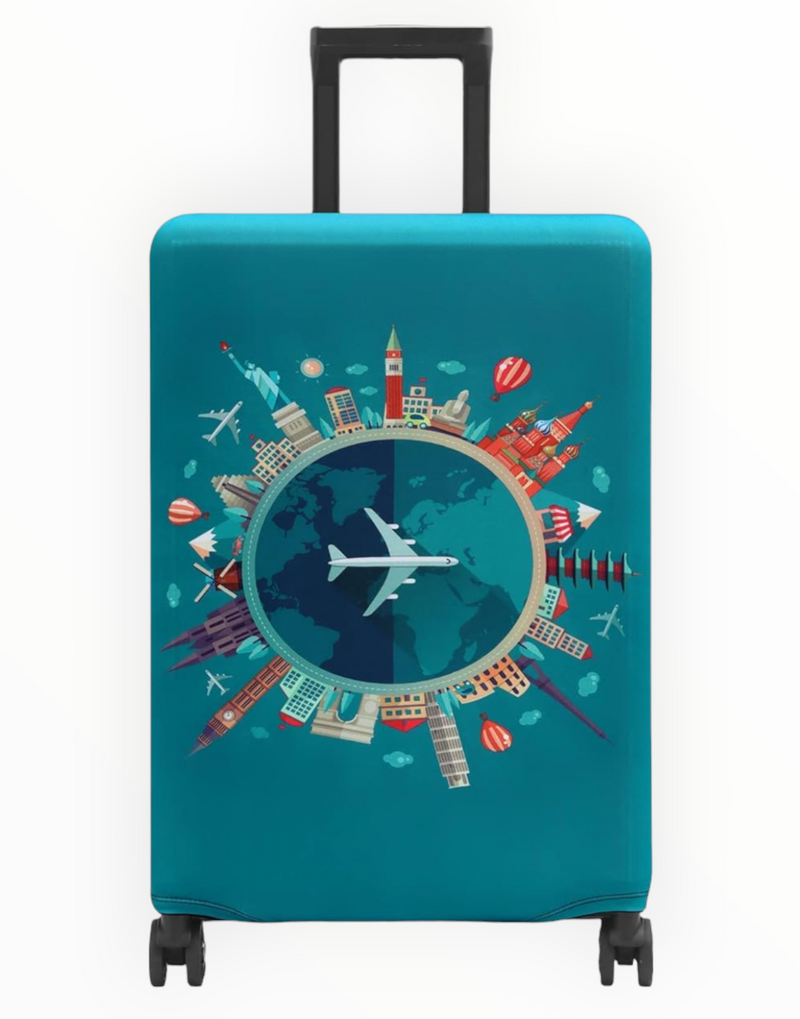 Протектор за куфар с принт