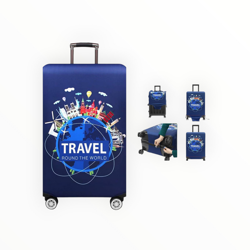 Протектор за куфар с принт