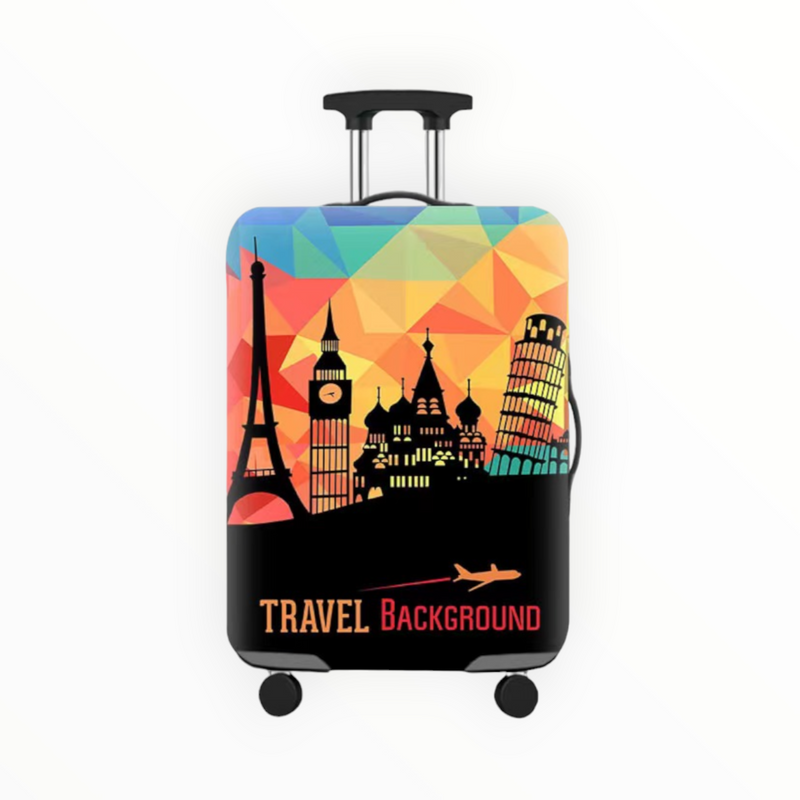 Протектор за куфар с принт