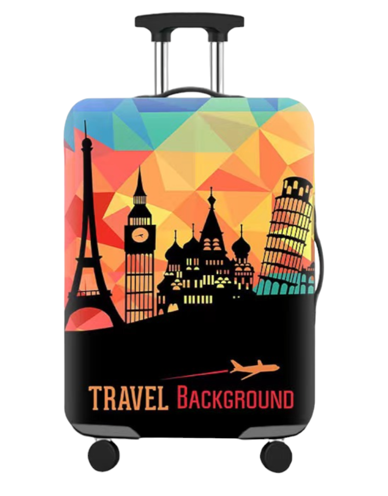 Протектор за куфар с принт