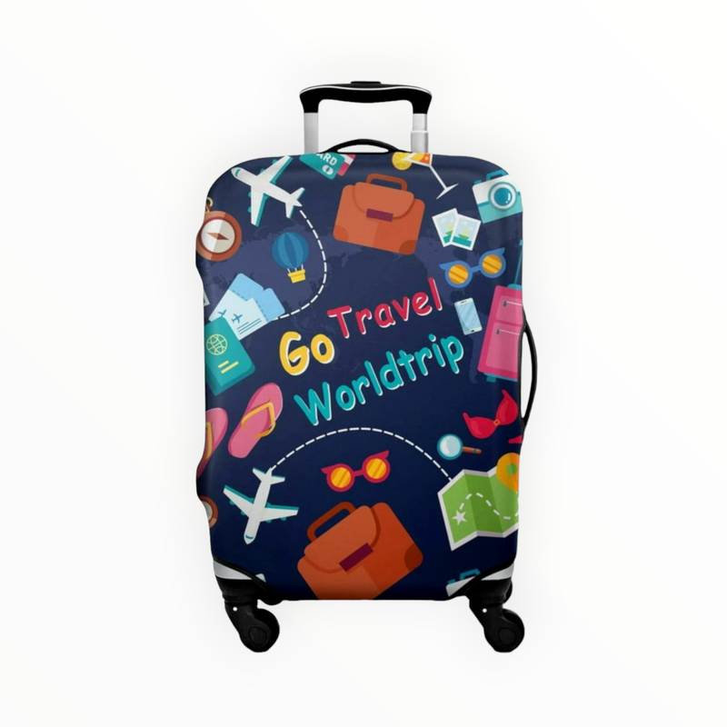 Протектор за куфар с принт