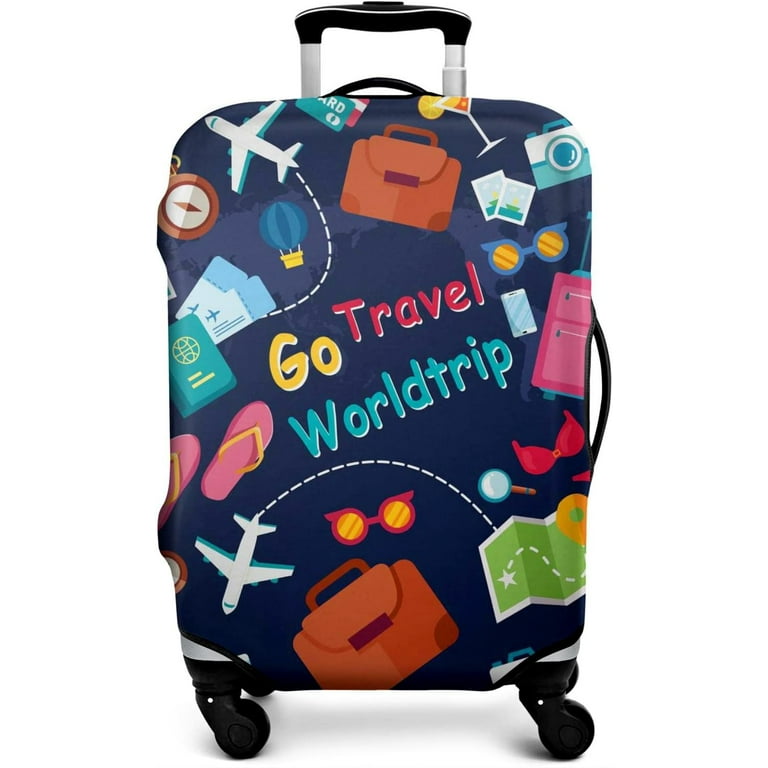 Протектор за куфар с принт