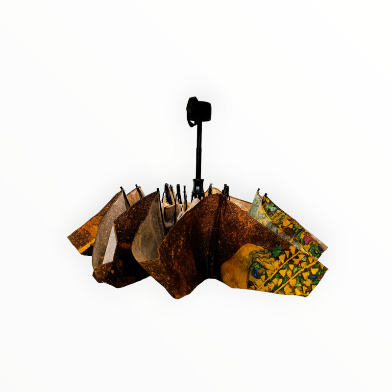 Четворно сгъваем чадър с мотиви на Густав Климт