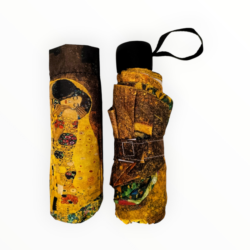 Четворно сгъваем чадър с мотиви на Густав Климт