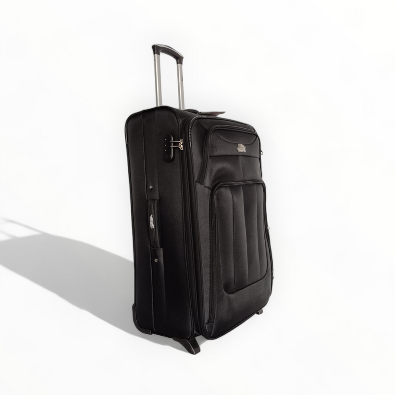 Текстилен куфар с две колела