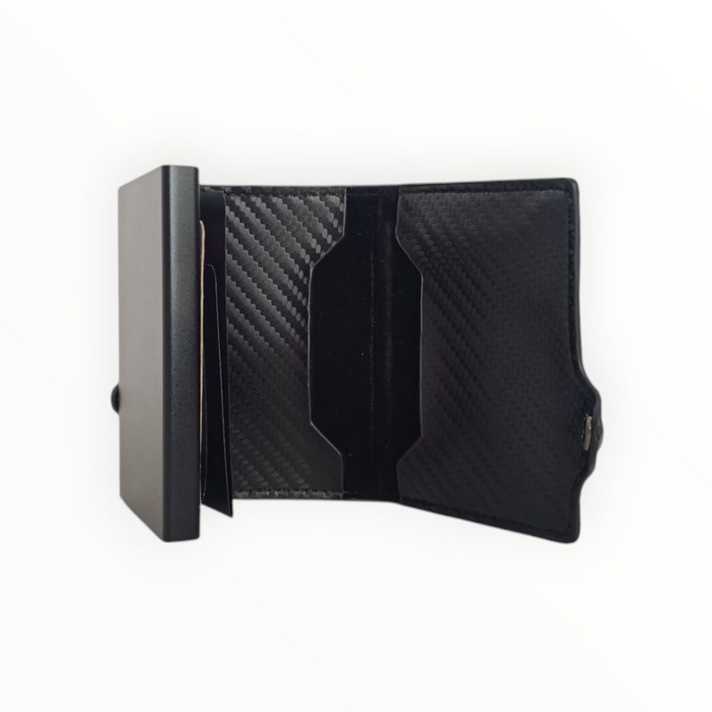 Стилен и практичен портфейл за карти с RFID защита
