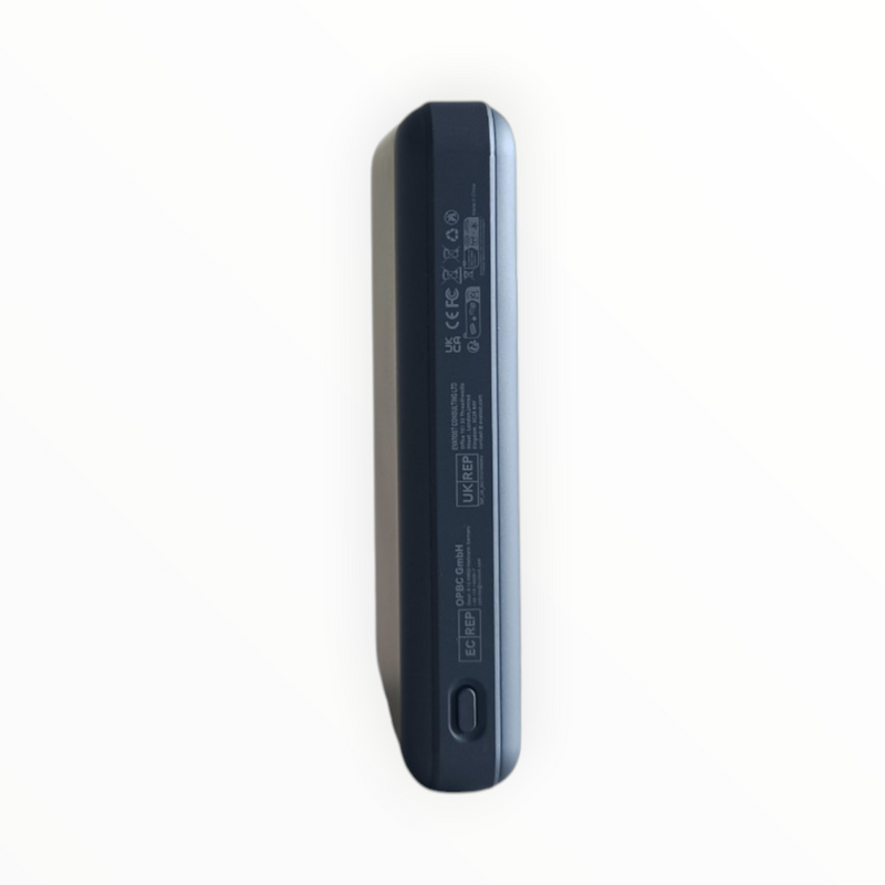 Магнитна безжична външна батерия AOGUERBE 10000mAh Mag-Safe PD 22.5W с LED дисплей – черна