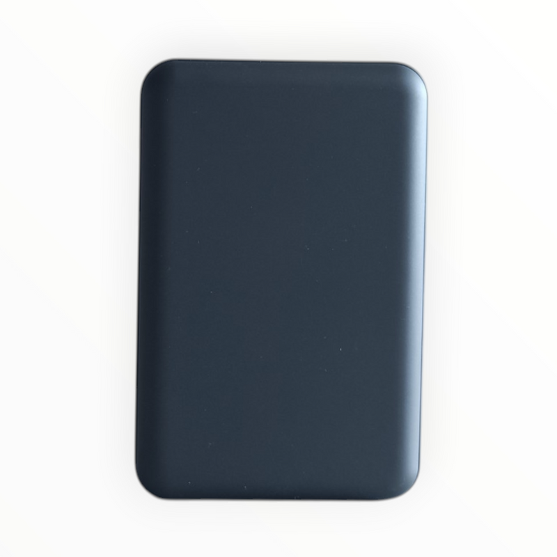 Магнитна безжична външна батерия AOGUERBE 10000mAh Mag-Safe PD 22.5W с LED дисплей – черна