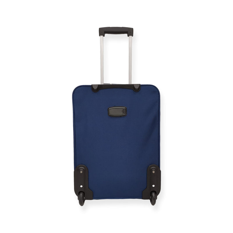 Текстилен куфар с две колела син