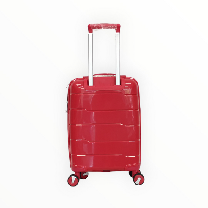 Куфар от полипропилен PP цвят червен