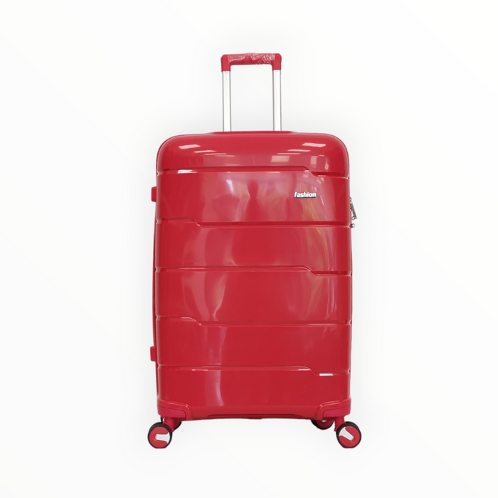 Куфар от полипропилен PP цвят червен