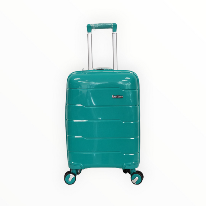 Куфар от полипропилен PP в цвят зелен