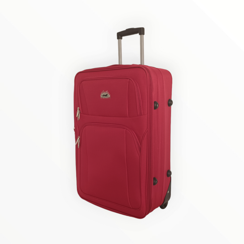 Текстилен куфар с две колела