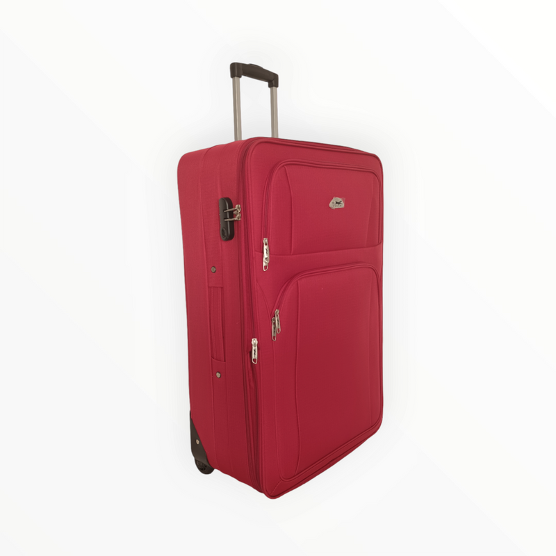 Текстилен куфар с две колела