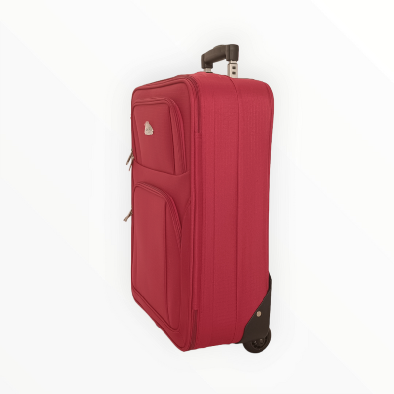 Текстилен куфар с две колела