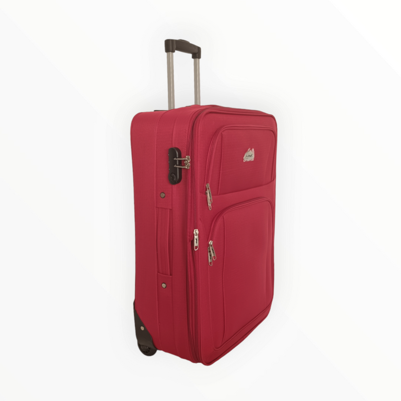 Текстилен куфар с две колела