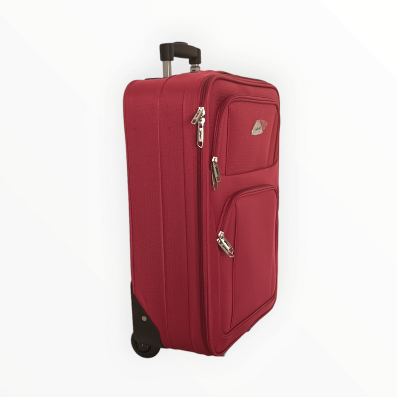 Текстилен куфар с две колела