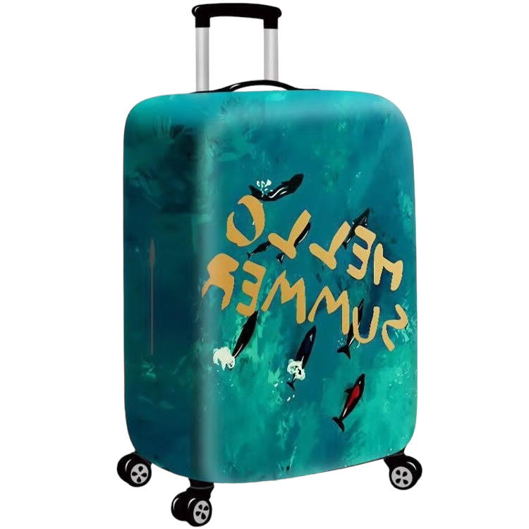 Протектор за куфар с принт