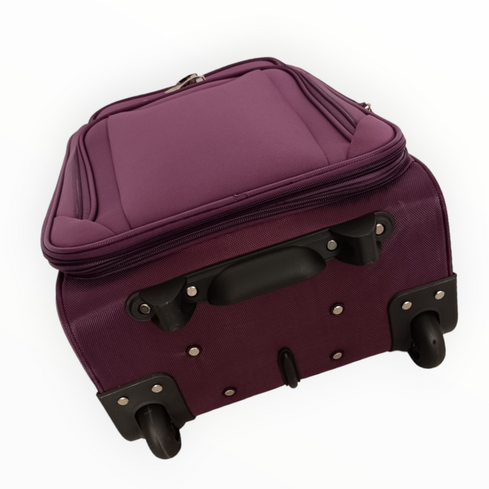 Текстилен куфар с две колела