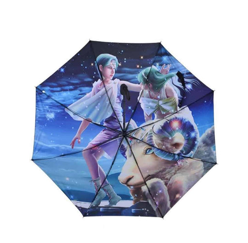 Дамски зодиакален чадър ОВЕН Многоцветен