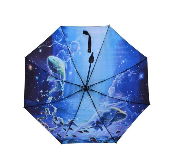 Дамски зодиакален чадър РИБИ Многоцветен
