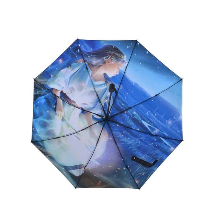 Дамски зодиакален чадър ДЕВА Многоцветен