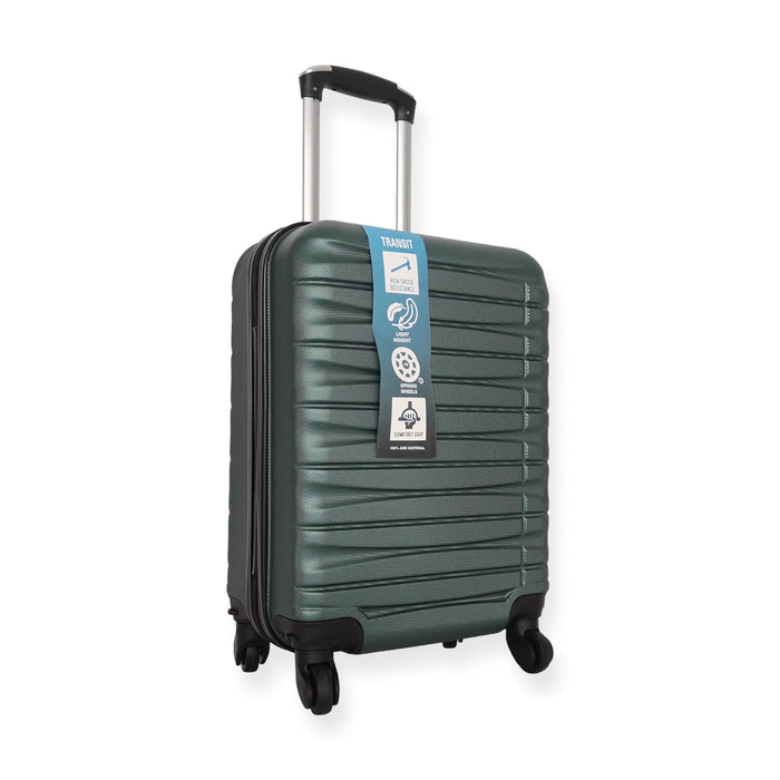 Куфар за ръчен багаж тъмно зелен